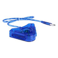 Adaptador Control Compatible Ps2 Playstation 2 Usb - Pc Ps3 Azul