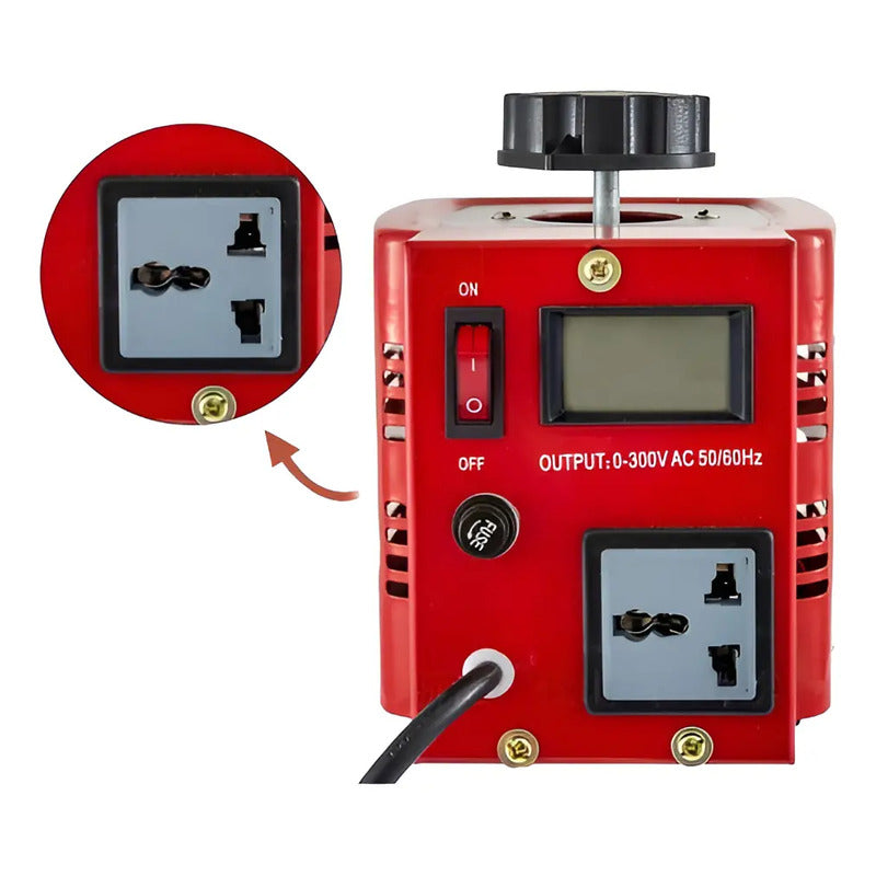 Regulador Variador De Voltaje Variac 500w De 0 A 300v 220v