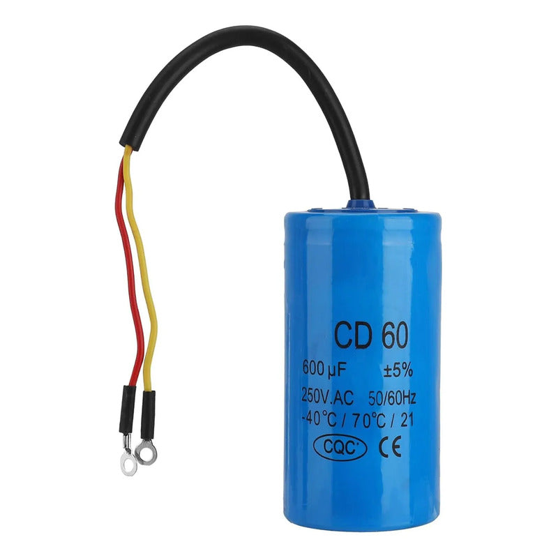 Condensador Arranque Cd60 600uf 250v Motor Electrico 50/60hz