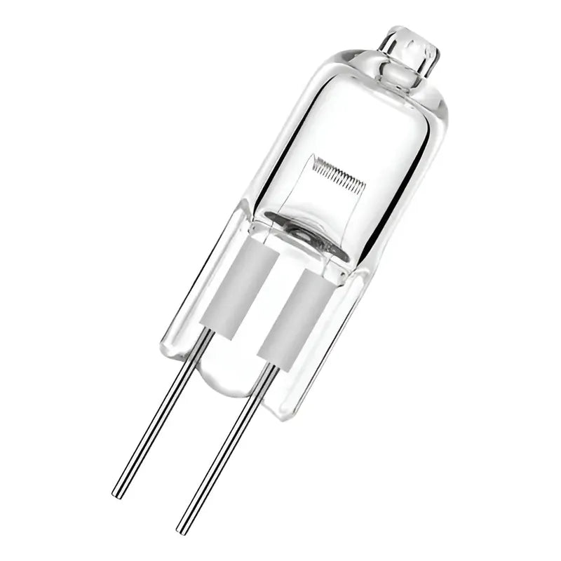 2x Ampolletas Bipin Halogena Tubular 12volt 35w Conector G4 Blanco Cálido