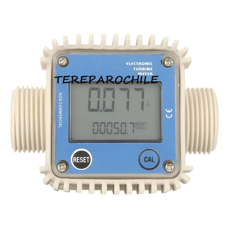 Medidor Digital Lcd Flujo Liquido X Turbina Combustible K24