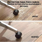 Protector Acrílico Piso Flotante Alfombra Transparente