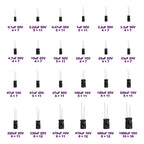 Set 500 Capacitor Condensador Electrolitico 0,1uf A 1000uf