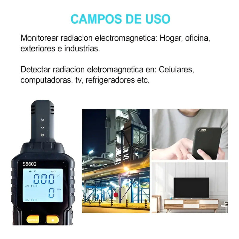 Tester Medidor Radiacion Campo Electromagnetico Dosimetro