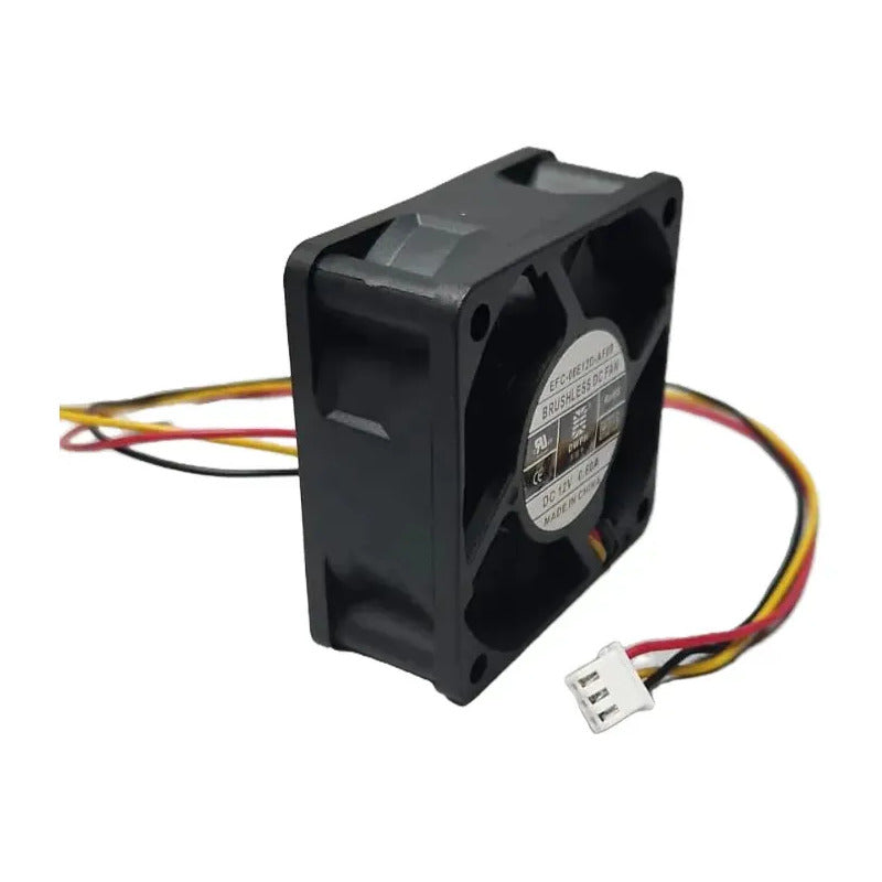 Ventilador Fan Cooler Efc-06e12d 12v 60x25mm 6025 3 Pin Negro