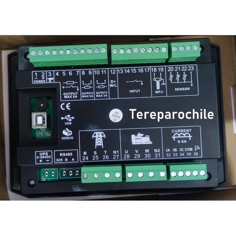 Lcd Modulo Controlador De Generador Ats Control Dc42d Mk4
