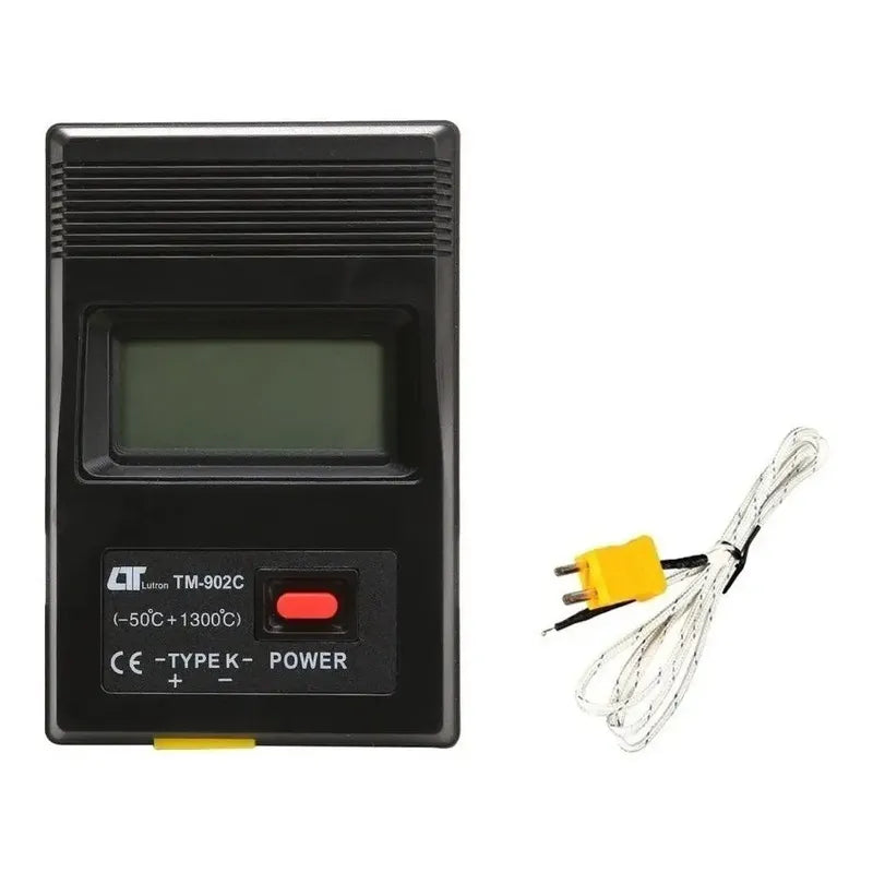 Termómetro Digital Con Sonda Tipo K Tm-902c -50°c A 1300°c