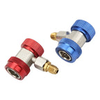 Llaves Acople Rápido Conector De Gas R134a Alta Baja Presion
