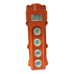 Botonera Switch Colgante Puente Grúa 4 Botones Cob-62 Cob62 Naranja