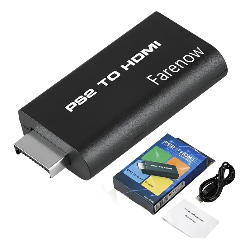 Adaptador Compatible Con Playstation 2 Ps2-hdmi Ps2 A Hdmi