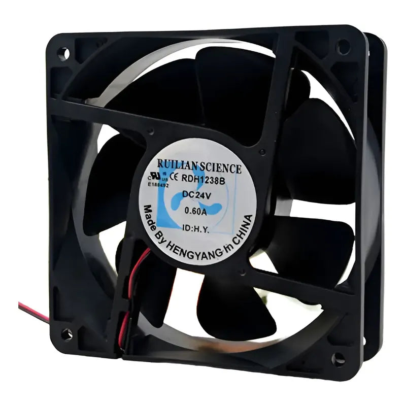 Ventilador Fan Cooler Rdh1238b 24v 120x120x38mm 12038 120cm Negro
