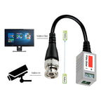 Par Video Balun Pasivo Cctv Hd 720p 1080p Hd-cvi/tvi/ahd Agua