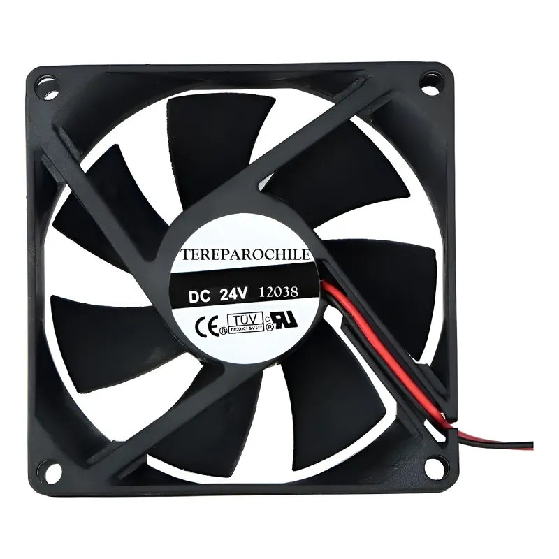 Ventilador Fan Cooler 24v Dc 120mm 120x120x38 Mm 12038 12cm