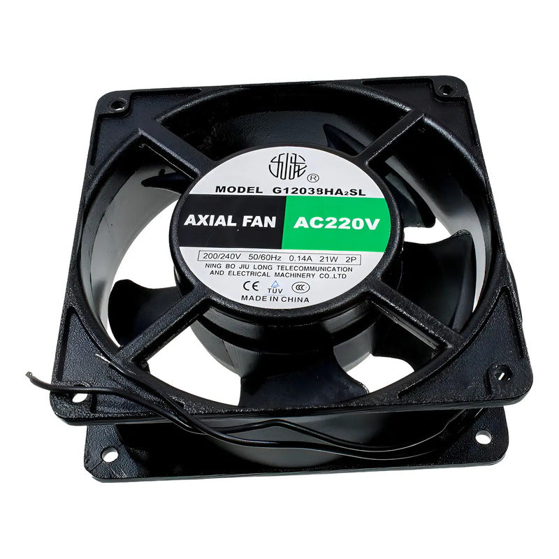 Ventilador Aire Tereparochile G12038ha2sl 220v 120x120x38mm Negro
