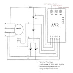 Regulador De Voltage Avr 75a Stc St Gavr-75a Savrh Gavr-100a