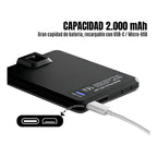 Panel Luz Lampara Con Clip Video Camara Para Telofono 60 Led Negro 3200k-5600k Ajustable