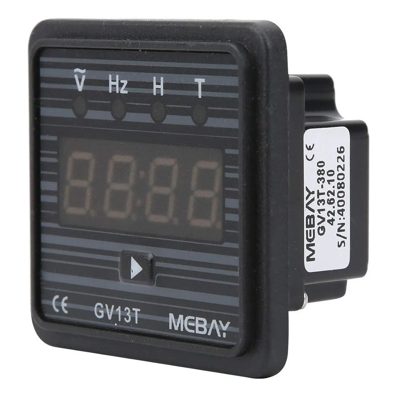 Horometro Voltímetro Digital Gv13t Voltaje Frecuencia 380v