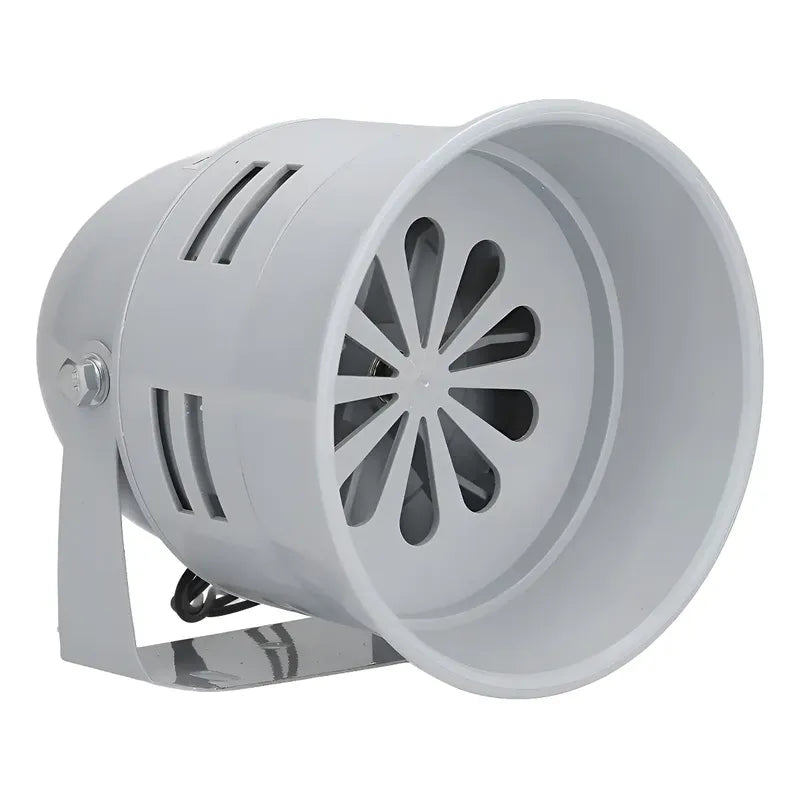 Sirena Industrial Tipo Turbina 125db 220v Alarma Bocina Gris