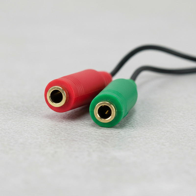 Cable Adaptador 3.5mm Audio Macho A Auricular Microfono Game