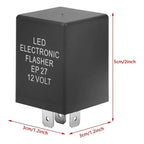 Rele Automotriz Ep27 12v 5 Pines Luz Intermitente Led Relay