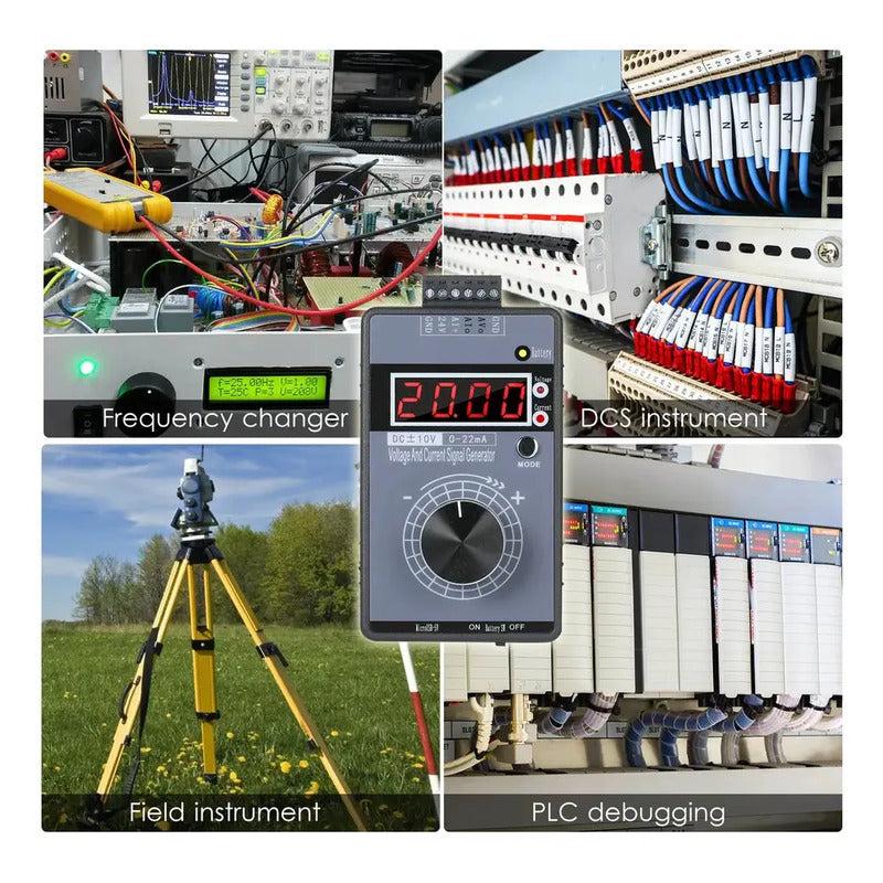 Generador Señal Digital Corriente 4-20ma Voltaje -10v 0v 10v