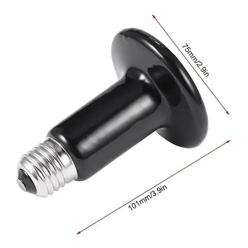 Ampolleta Ceramica Para Calefaccion Reptiles Incubadora 100w