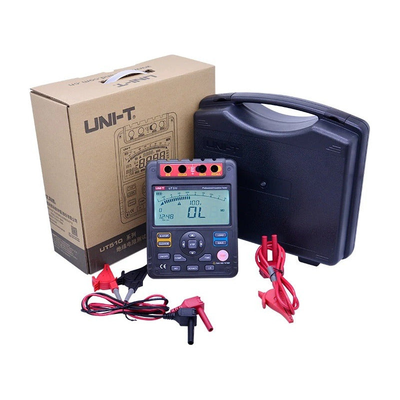 Megóhmetro Digital Ut511 Medidor Resistencia Aislación Hasta 1000v Cc 750v Ca