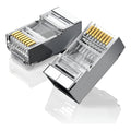 10 X Conectores Rj45 Red Cat6 En Metal Ftp Cat5 5e 10 Unid