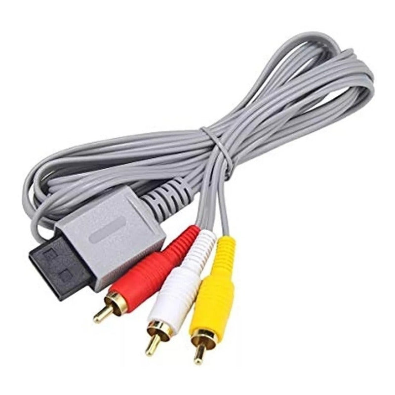 Cable Av Nintendo Wii 3 Colores Cable Rca Consola Wii Stereo