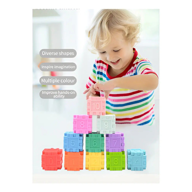 Puzzles De Silicona Rompecabeza Estimulacion Bebes Y Niños