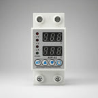 Protector Digital Ajustable Voltaje Amperaje 63a 220v Din Beige