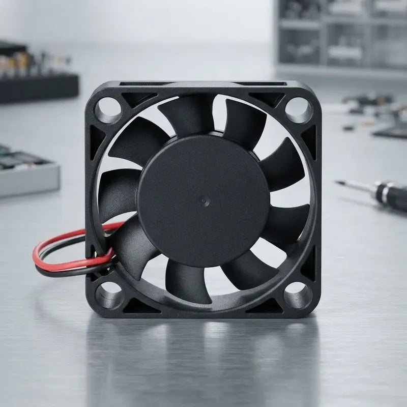 Ventilador Fan Efs-04d24l 40x10 Mm 24v 0.1a 2 Cables Negro