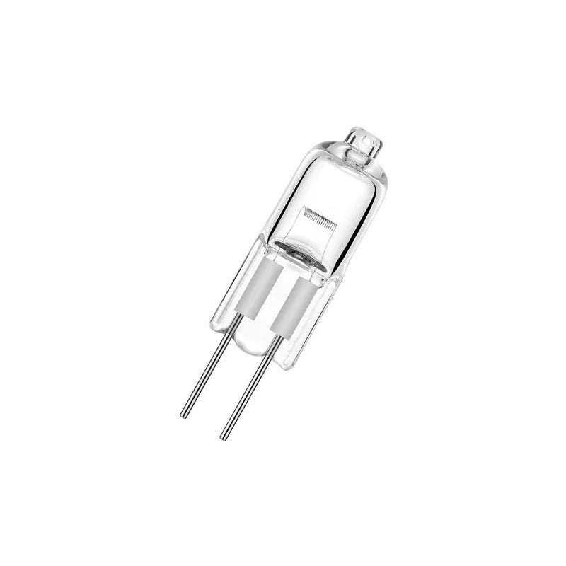 2x Ampolletas Bipin Halogena Tubular 12volt 20w Conector G4 Cálido