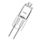 2x Ampolletas Bipin Halogena Tubular 12volt 20w Conector G4 Blanco Cálido