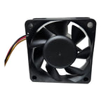 Ventilador Fan Cooler D60sv-12 12v 60x25mm 6cm 6025 3 Cables Negro