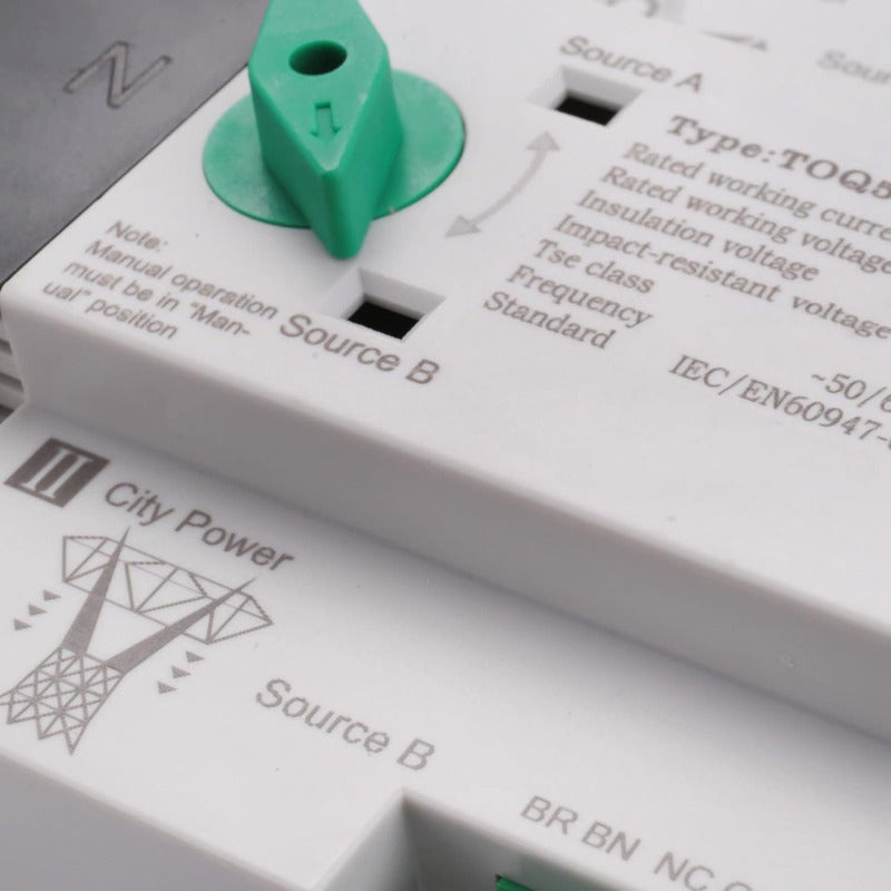 Ats Transferencia Automática 125a Trifásico Din Solar 380v