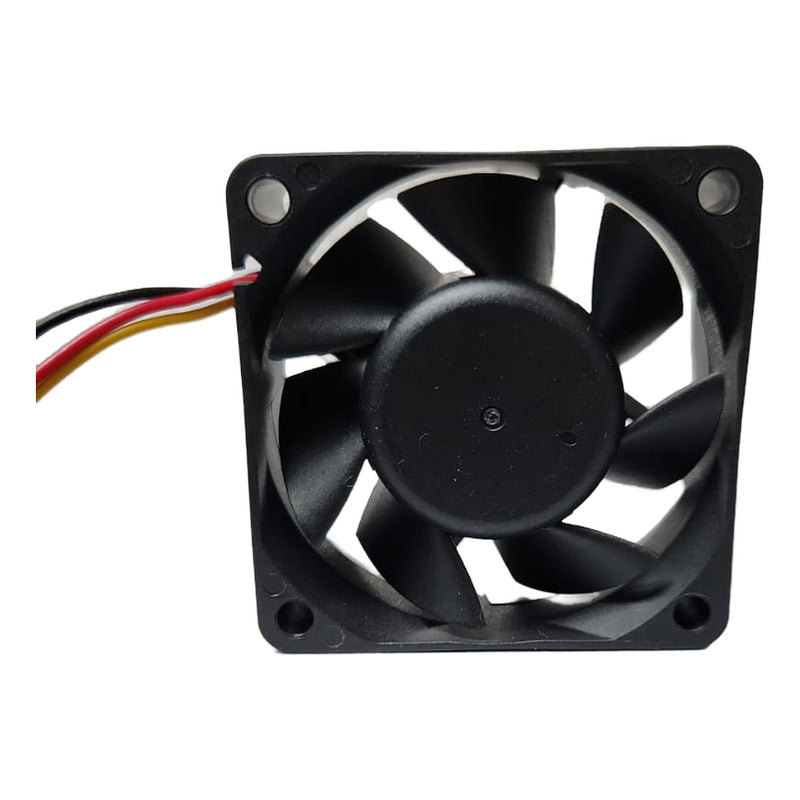Ventilador Fan Cooler Jf0625h1hs-r 60x25mm 6025 6cm 3 Pines - Negro