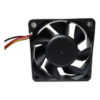 Ventilador Fan Cooler Jf0625h1hs-r 60x25mm 6025 6cm 3 Pines Negro