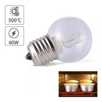 Ampolleta Horno Alta Temperatura 500°celsius 40w 220v E27 Halogena
