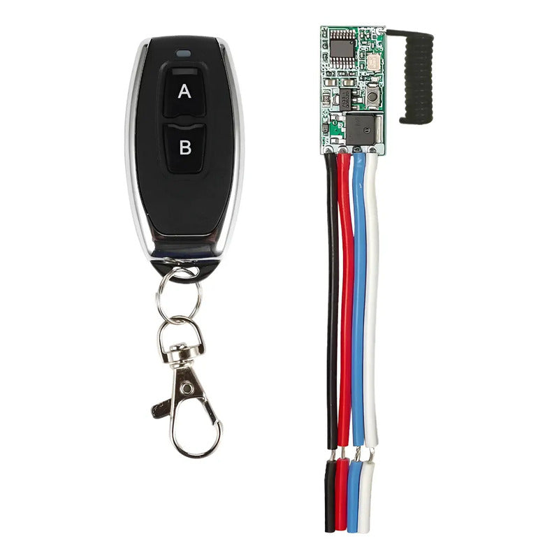 Control Remoto Transmisor Receptor 5v 12v 24v + 2 Controles