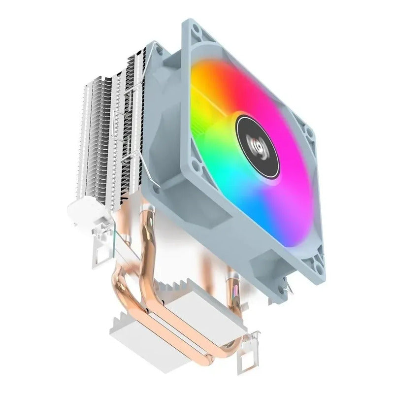 Disipador Cpu Rgb Para Intel Amd Lga 1700 115x Am5 4 Pines Blanco