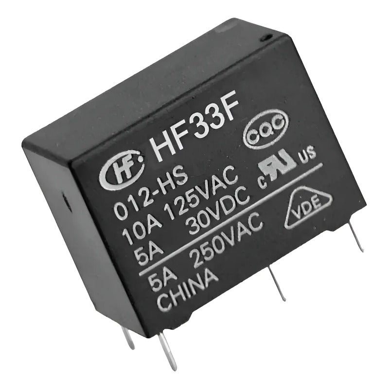Rele Relay Hf33f 012-hs Igual Al 012-hsl3 Bobina 12v