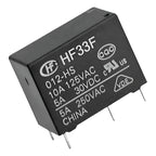 Rele Relay Hf33f 012-hs Igual Al 012-hsl3 Bobina 12v