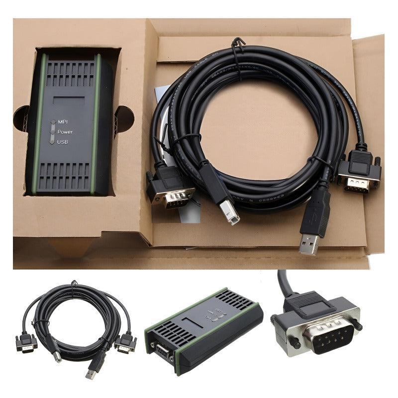 Cable Program Usb Mpi+ Plc Para Siemens S7-200 S7-300 S7-400 Negro