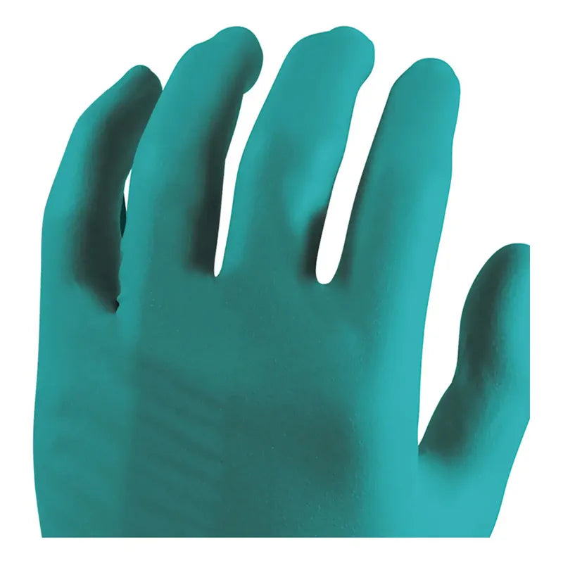 Guantes Desechables De Nitrilo Grado Industrial 100 Unidades Verde M