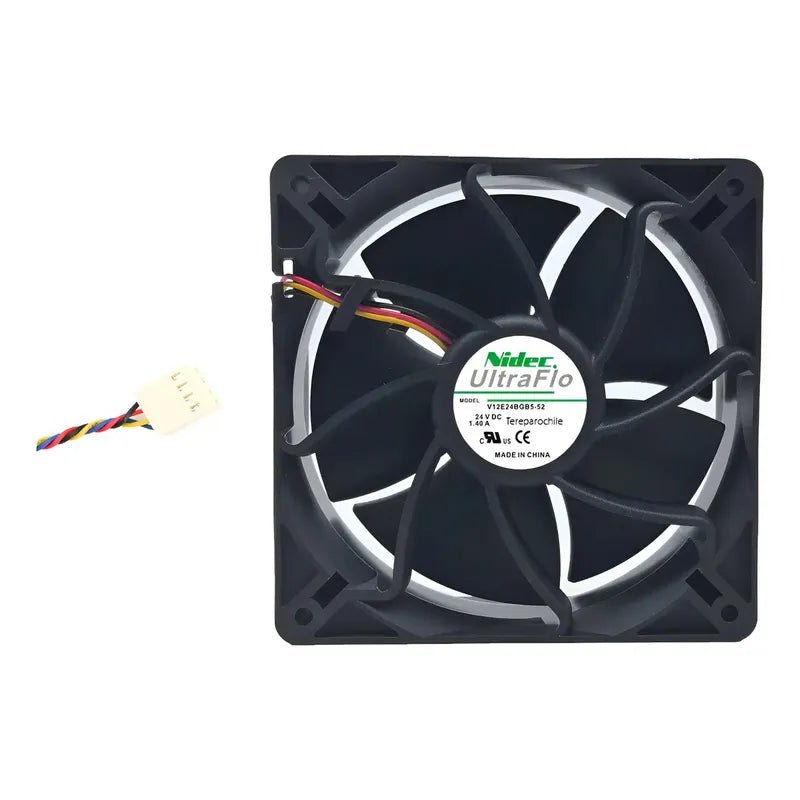 Ventilador Nidec V12e24bgb5-52 24v 120x120x38mm Fan Cooler Negro