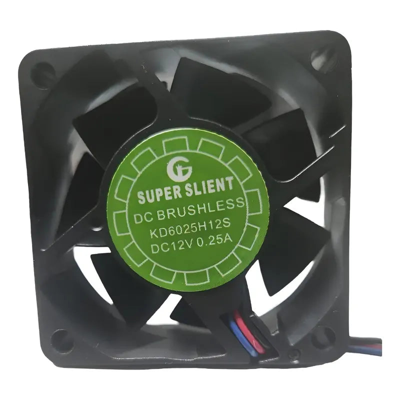 Ventilador Fan Cooler Kd6025h12s 12v 60x25mm 6cm 3 Cables