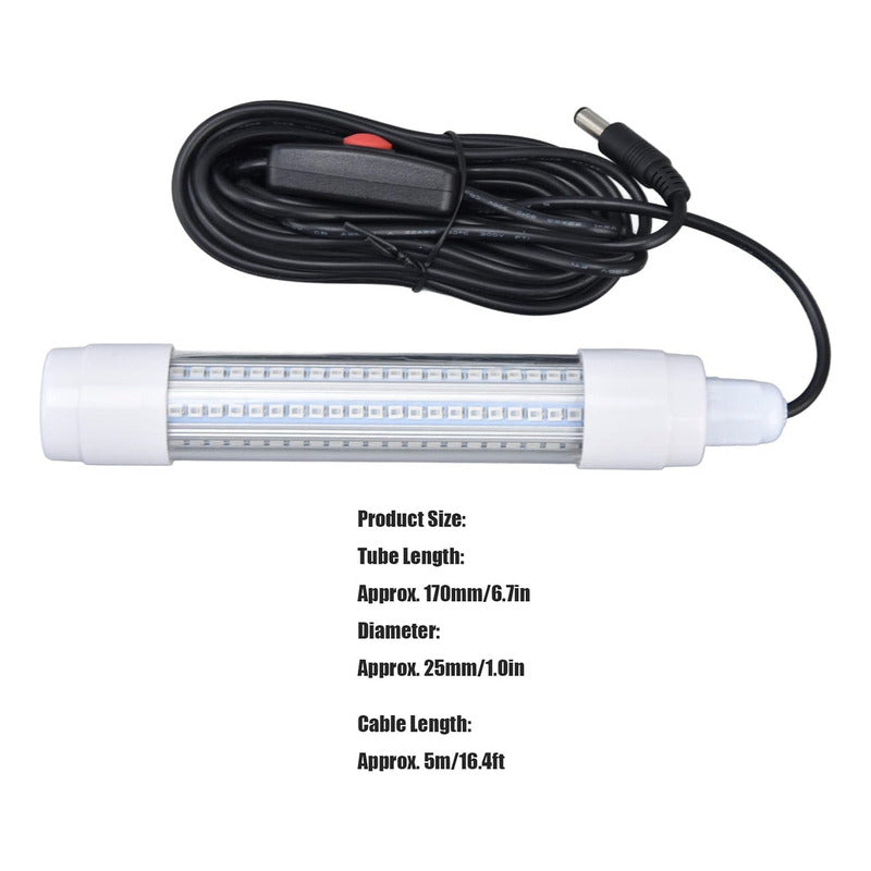 Luz Led Trabajo Y Camping Pesca Submarina 12v 24v 48v Ip68