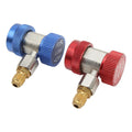 Llaves Acople Rápido Conector De Gas R134a Alta Baja Presion