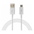 Cable Carga Y Datos Usb A Micro Usb V8 5 Metros Blanco